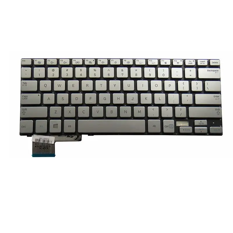 Новинка серебристая английская клавиатура для ноутбука Samsung 730U4 740U3E NP730U3E NP730U4