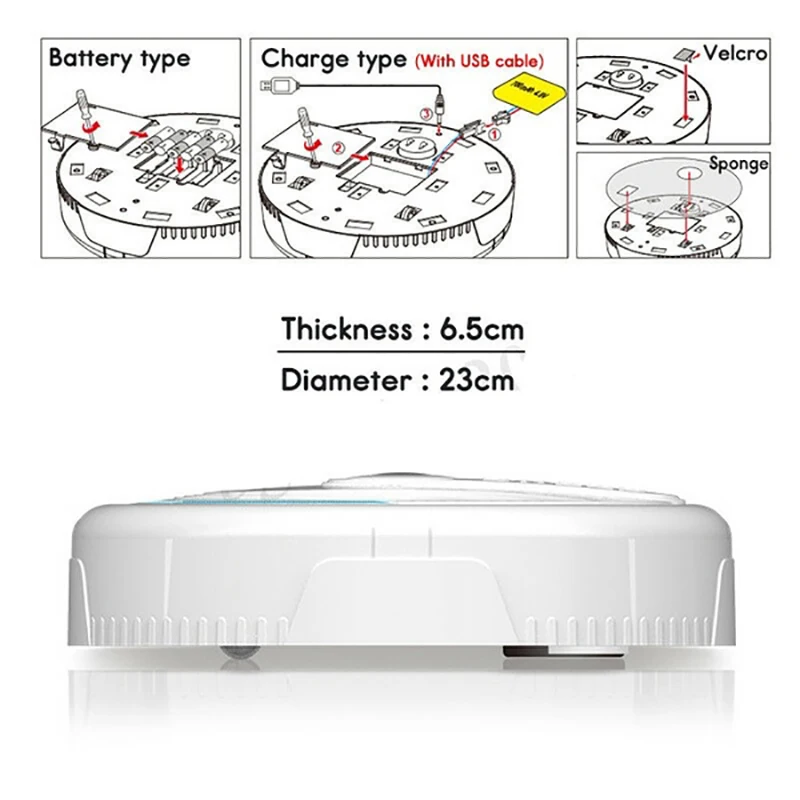 Подметальная машина Аккумуляторный умный робот автоматический бесшумный