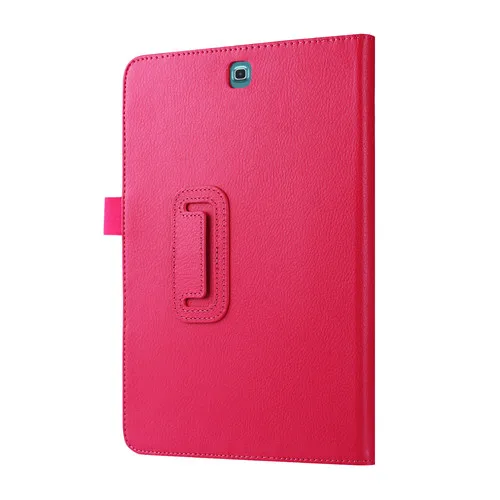For T550 Rose 2 складной чехол для планшета с зернистой текстурой для samsung Galaxy Tab A T550 T555 SM T550 9," откидной Чехол с подставкой из искусственной кожи, умный чехол - Цвет: For T550 Rose