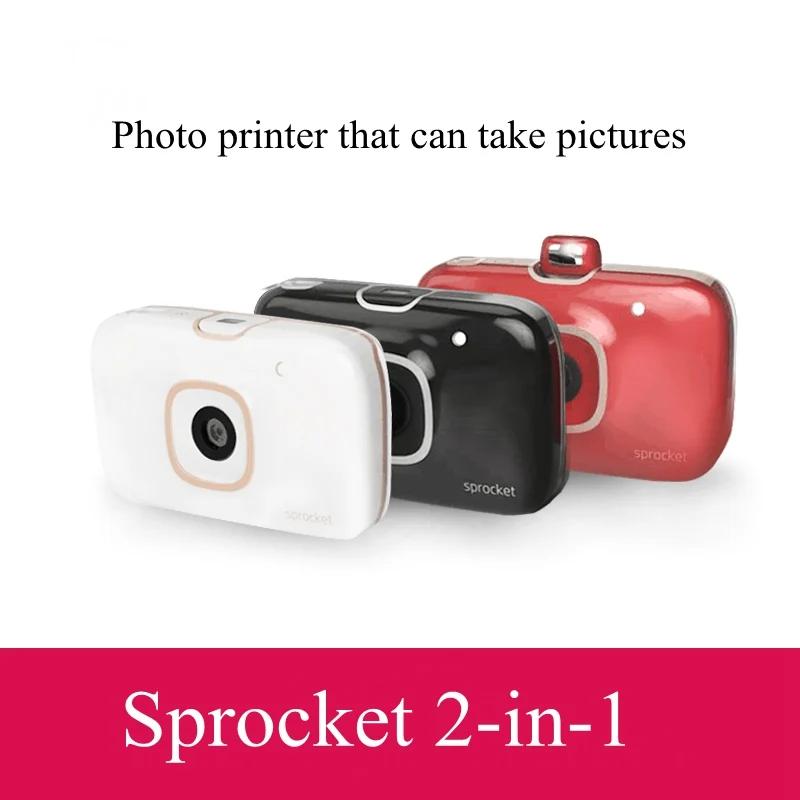 Звездочка 2 в 1 Polaroid camera photo printer два одном портативный карманный Bluetooth inkless принтер
