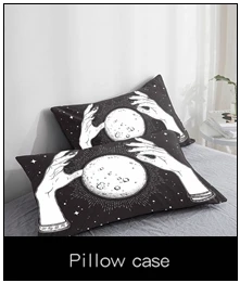 3D Duvet Cover Set Queen/King/Europe/Custom,luxury Bedding Set,Quilt/Blanket Cover Set,Bedclothes Boho moon,drop ship