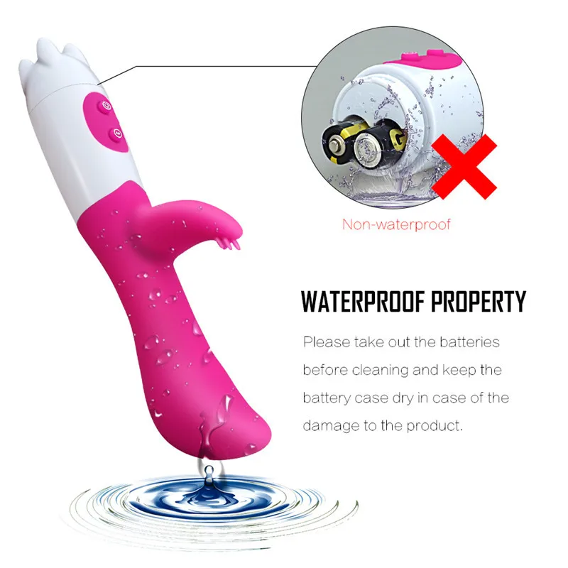 Silicone Clitoris Vaginal Vibrator Waterproof G Spot Massager Dual Motor Electric Vibration Wand Masturbation for Woman Sex Toys | Красота и