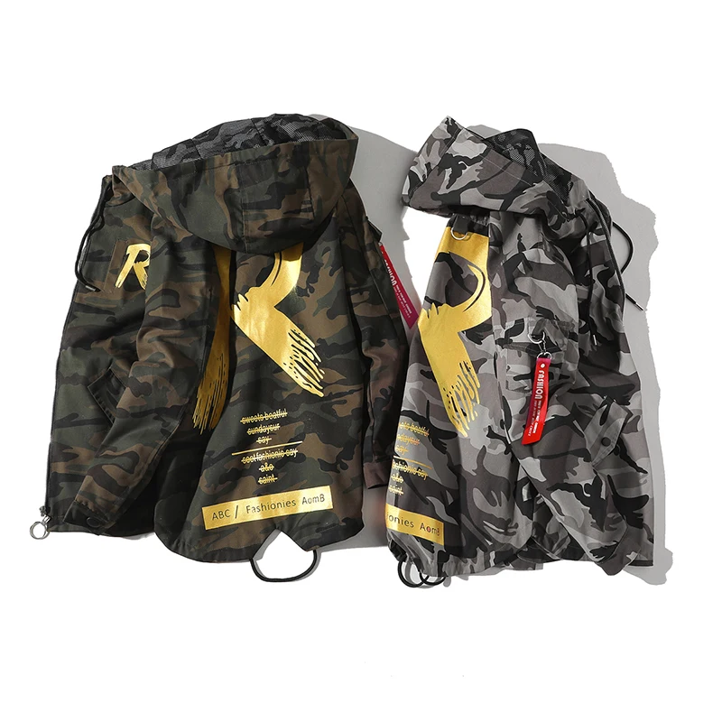 Мужская куртка с капюшоном в стиле хип-хоп черная куртка-бомбер модель LBZ131 2019 |