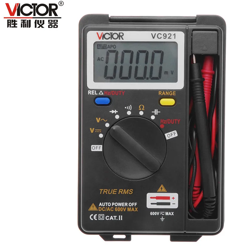 VICTOR VC921 DMM Интегрированный персональный карманный мини цифровой мультиметр|digital