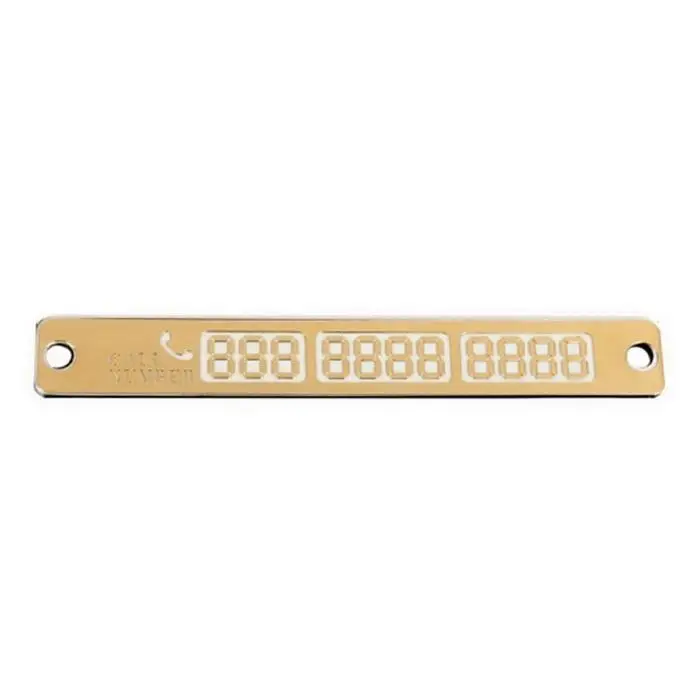 Car Accessories Parking Card Luminous Temporary Random Stop Sign |
