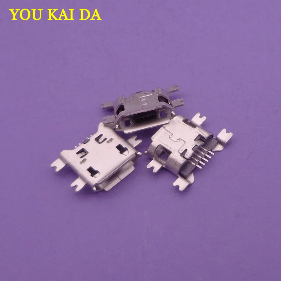 Мини-разъем Micro USB 10 шт. 5-контактный разъем с длинной иглой для зарядки и ремонта