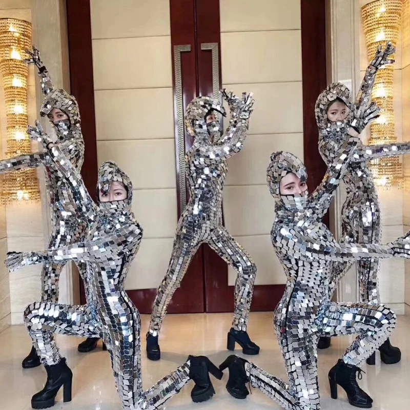 Новый женский костюм для косплея танцевальный вечеринки шоу Блестящий