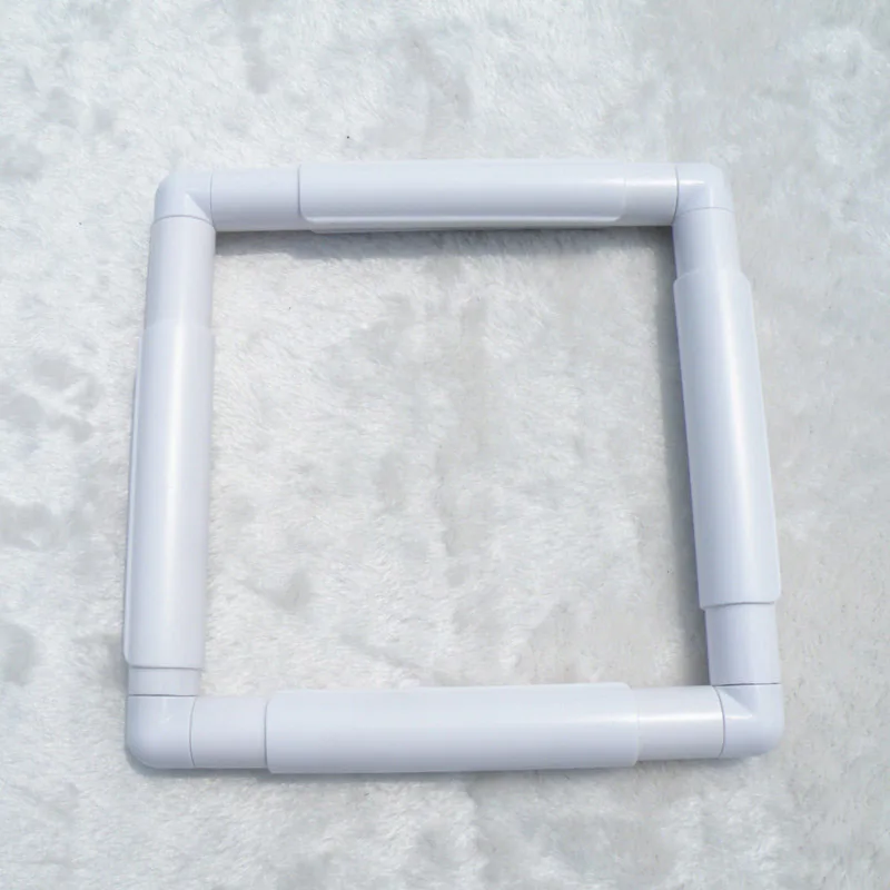 Handhold Square Shape Cross Stitch Craft DIY Tool Embroidery Plastic Frame Hoop | Дом и сад