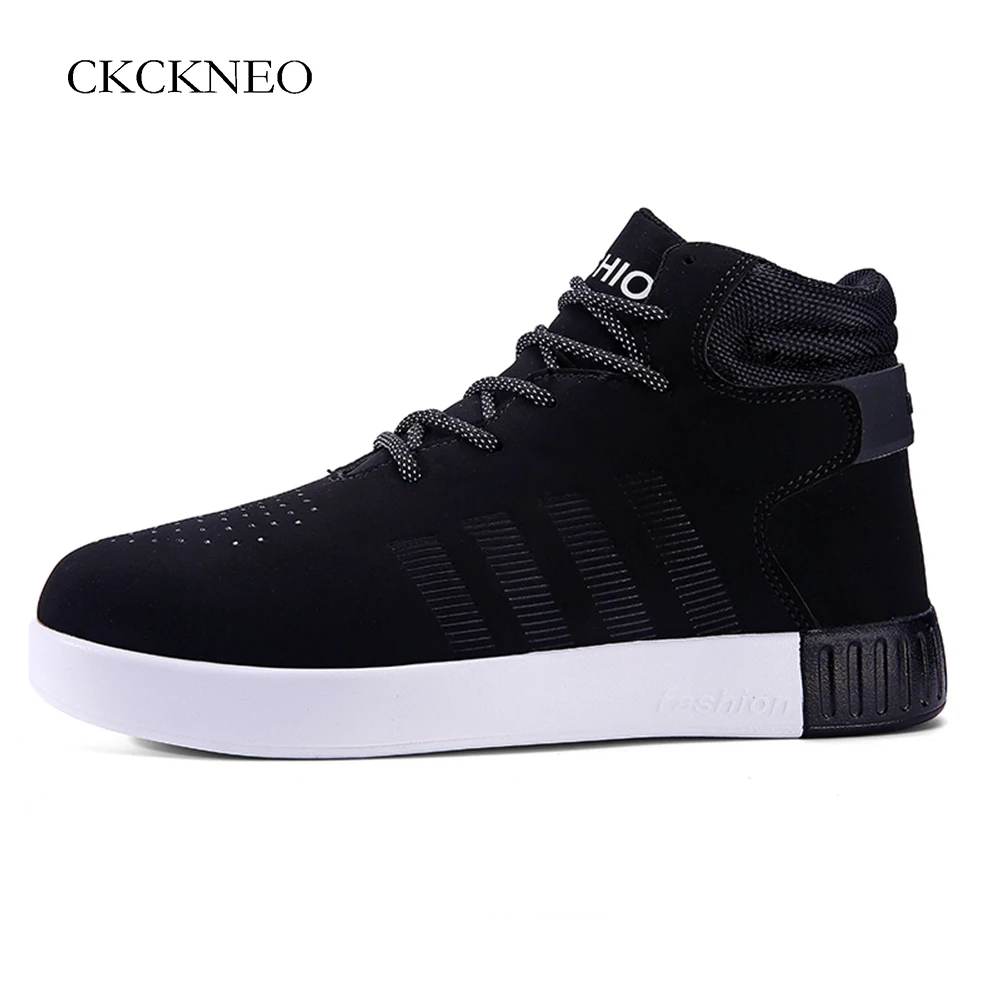 2017 New Men Skateboarding Shoes High Top Mens Sport shoes Autumn Footwear Outdoor Sneakers Bounce Breathable Athletic | Спорт и