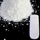 Белоснежные Блестки для ногтевого дизайна, 3D пудра для маникюра, маленькие пятиугольные блестки, принадлежности для ногтей, украшения 270