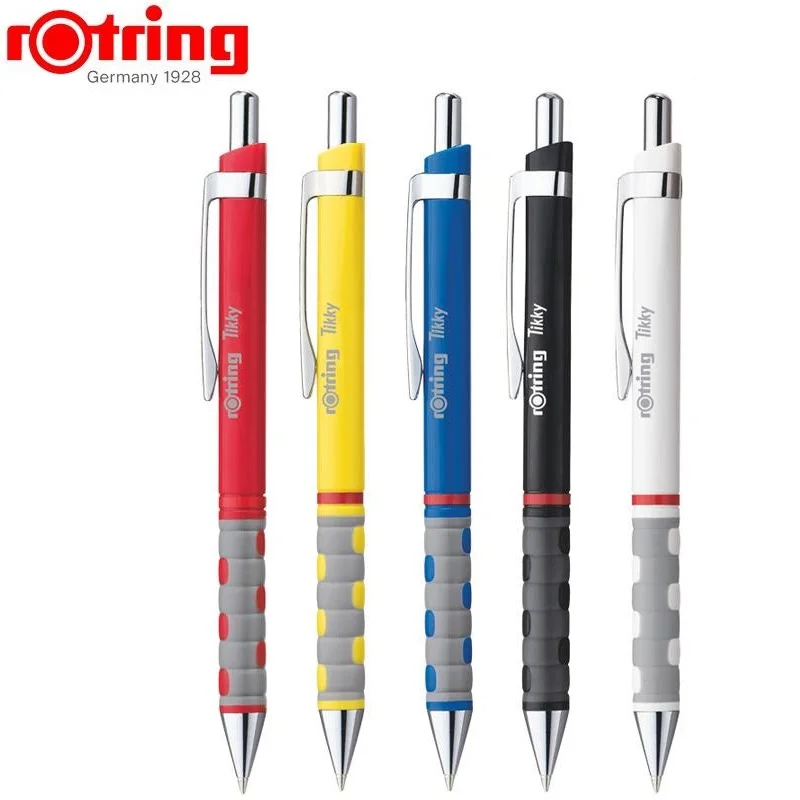 Шариковые ручки Rotring Tikky пластиковый держатель для ручек с синими чернилами