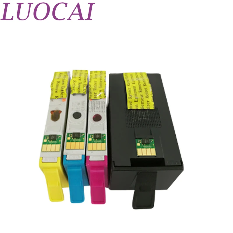 Картриджи чернильные LuoCai 4 шт. совместимые с принтерами HP904XL HP 904 HP904 908 xl OfficeJet Pro 6970