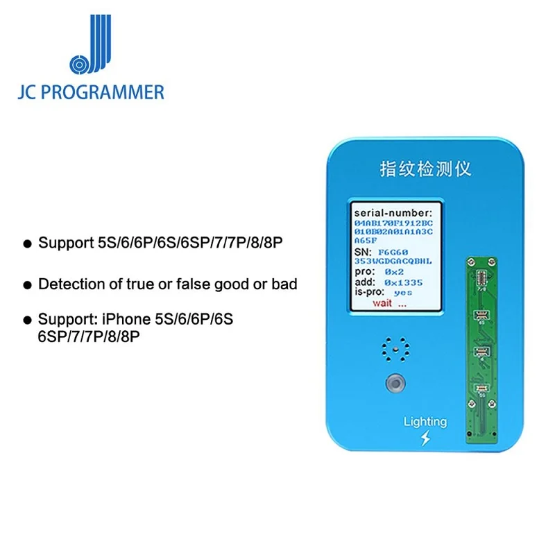 JC Детектор Отпечатков пальцев TT01 для IP 5S/6G/6S/6P/6SP/7G7P/8G/8P Кнопка Домой