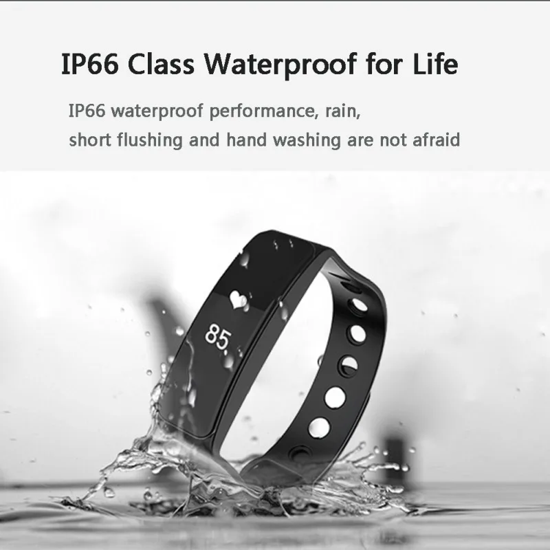 TLW05 цветной экран Смарт браслет пошаговый трекер движения для Android / IOS мобильный