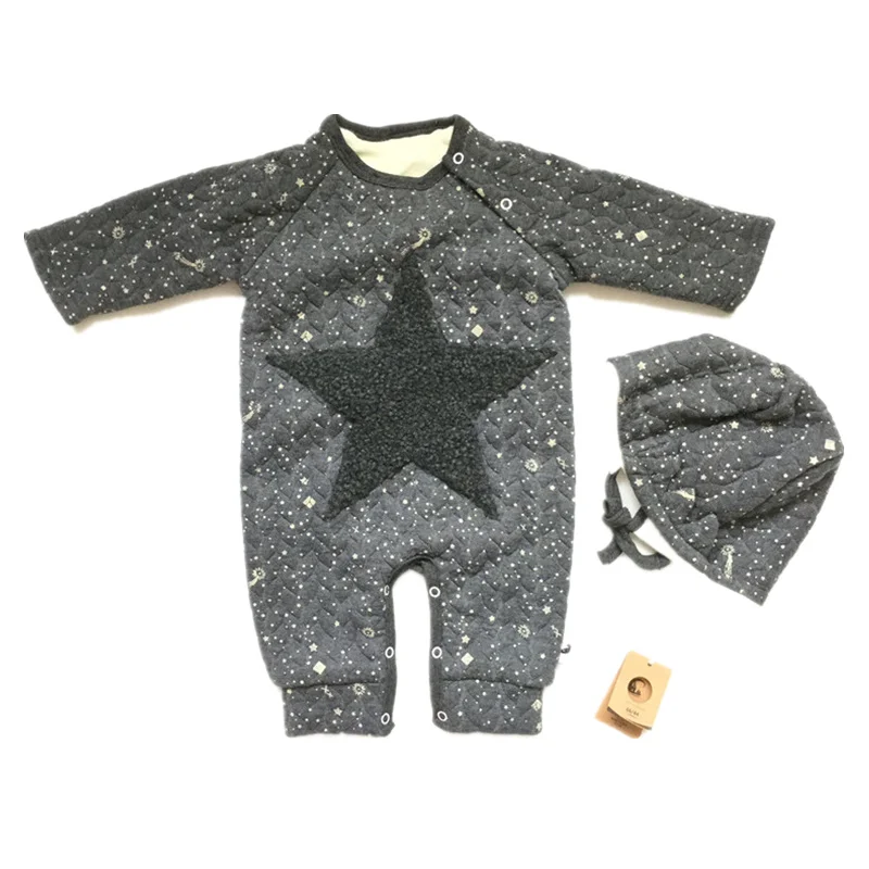 Осенне-зимняя одежда для малышей комбинезон новорожденных младенцев мальчиков и