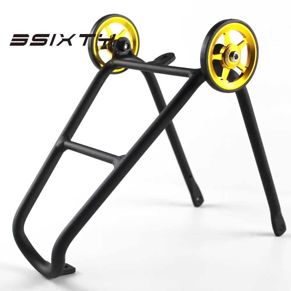 Rack Easywheel-C 3SIXTY задняя стойка из алюминиевого сплава типа Q для велосипеда Brompton - Цвет: Rack Easywheel-C