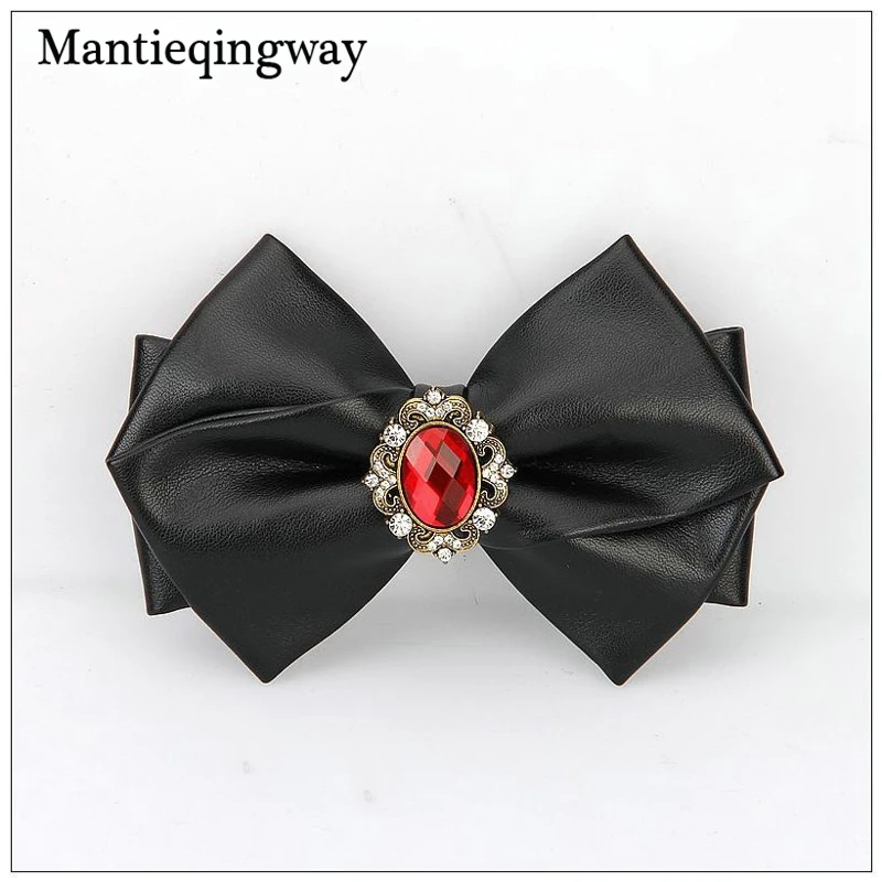 Mantieqingway Высокое качество 12*8 см ПУ Банкетный бабочкой для Для мужчин модные