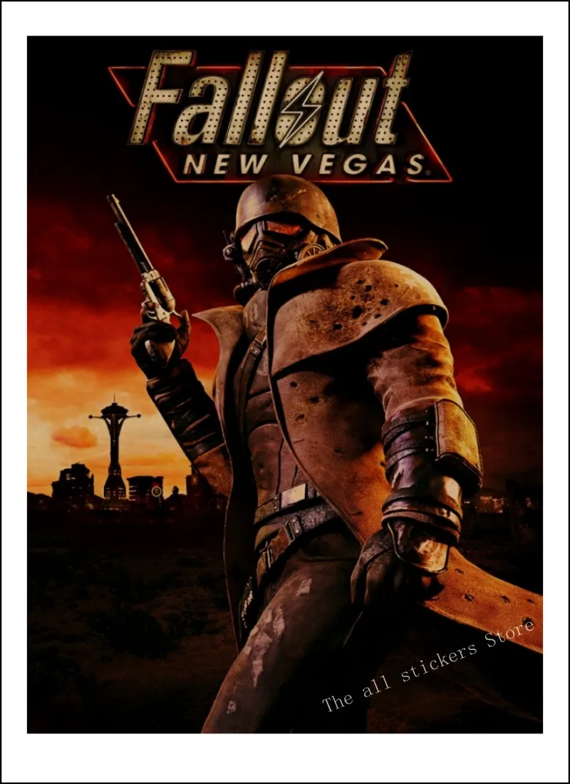 Fallout 4-DLC Nuka world. Fallout 3 4 игровой постер домашний интерьер украшение крафт-игра постер рисунок core наклейки на стену/9005