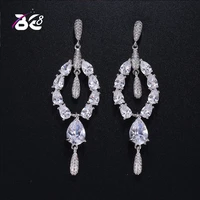 be 8 water drop dangle earrings bridal wedding earrings teardrop earrings for woman gift e359