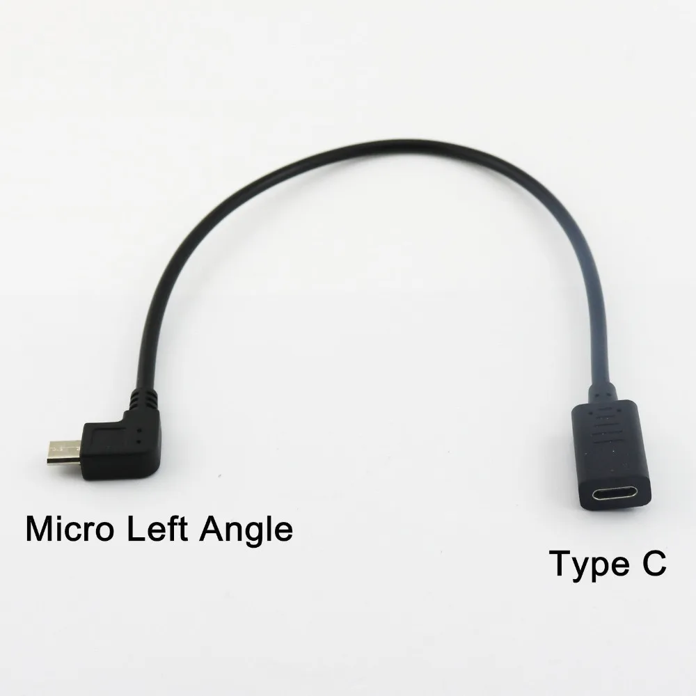 1 шт. Женский адаптер-переходник 3 Type C на Micro USB 5Pin 30 см | Компьютеры и офис