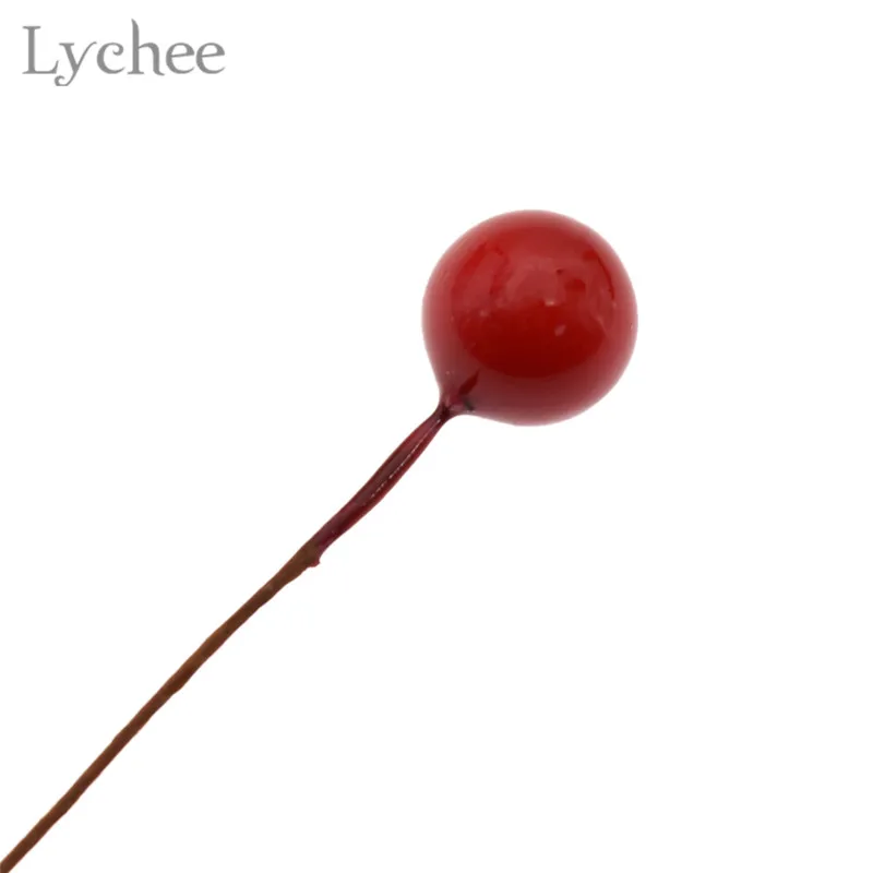 Lychee Life 50 шт. мини искусственный фрукт из пенопласта Искусственные Красные