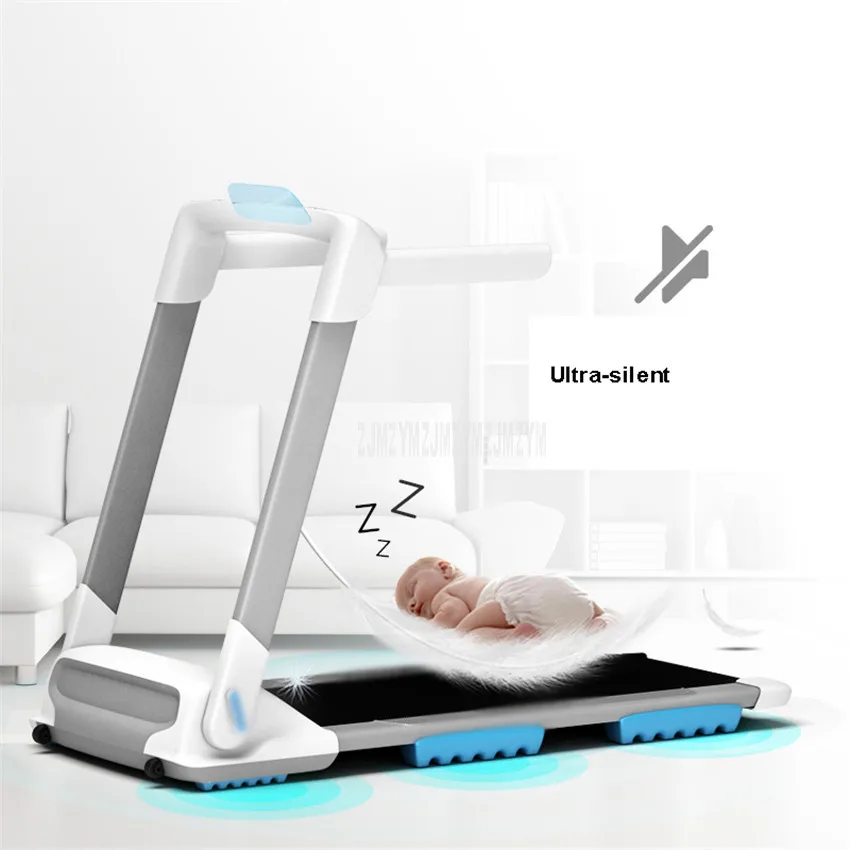 Q2 780 W светодиодный Дисплей интеллектуальные складной мини-беговая дорожка ультра-тихий 43*110 см БЕГОВОГО бытовой тренажер для фитнеса
