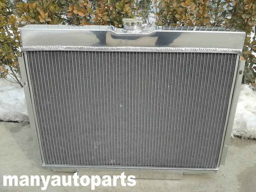 Алюминиевый радиатор и вентилятор 16 дюймов 67 68 69 70 для Ford Mustang / Mercury Cougar/XR7/Torino 1967