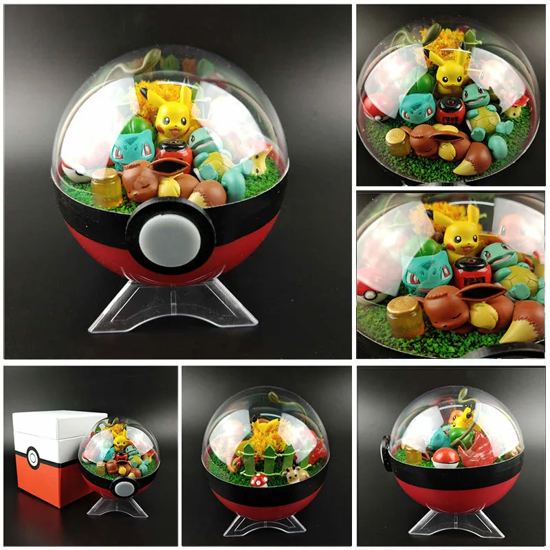 Аниме Pokeball XY фигурки Пикачу Монстр Bulbasaur ручной работы DIY фигурки модель игрушки Brinquedos коллекция Рождественская модель игрушки