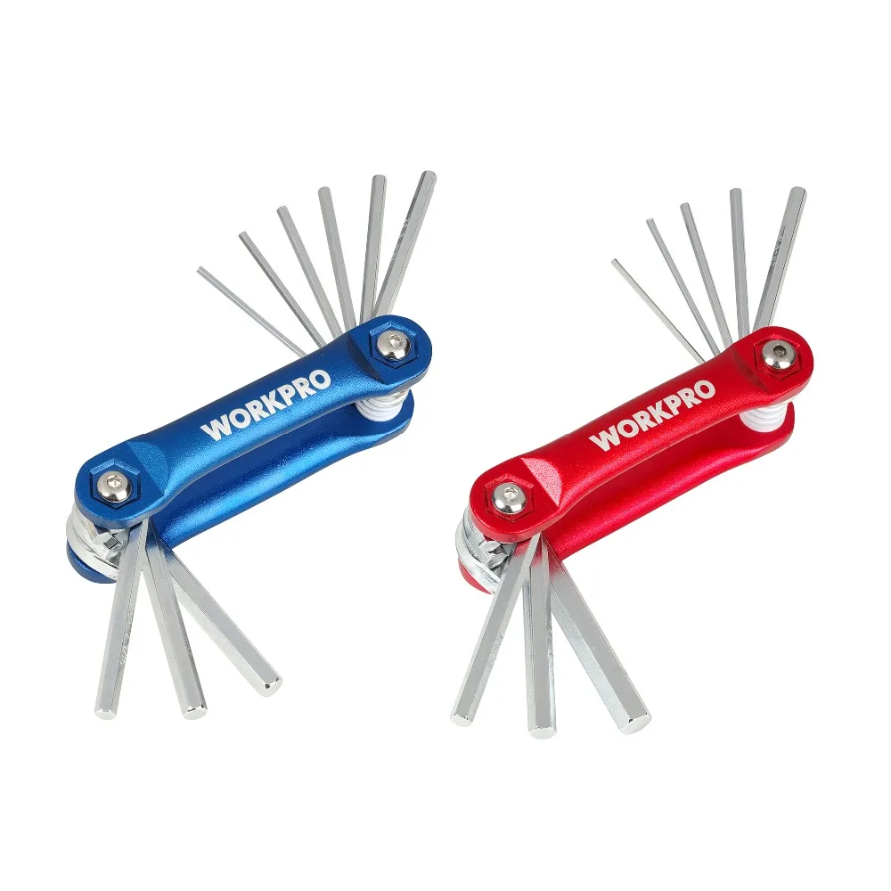 WORKPRO 17 шт складной ключ TORX Набор шестигранных ключей гаечных | Инструменты