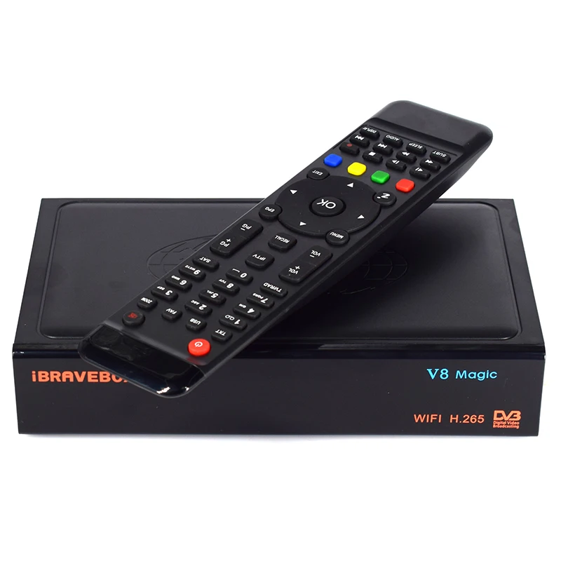 Рецептор iBRAVEBOX V8 Magic встроенный wifi power от OPENBOX V8S DVB-S2 1 год Cccam Cline на 1 год tv Box такой же как V8 NOVA
