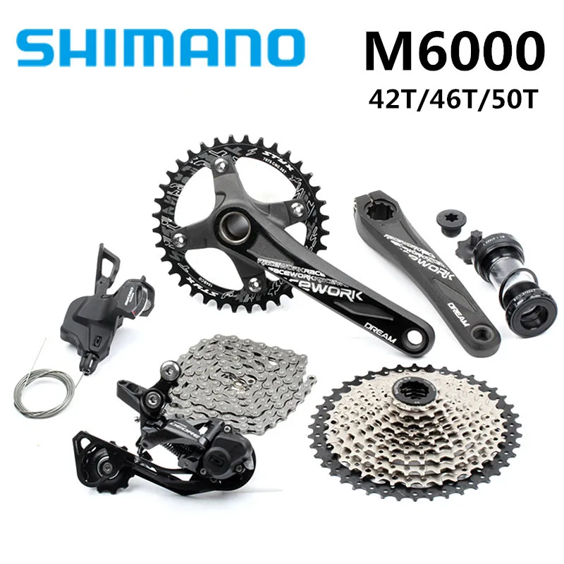 SHIMANO DEORE M6000 SRAM NX набор групп 1x11 10s MTB GX 170 172 5 175 мм комплект для горного велосипеда