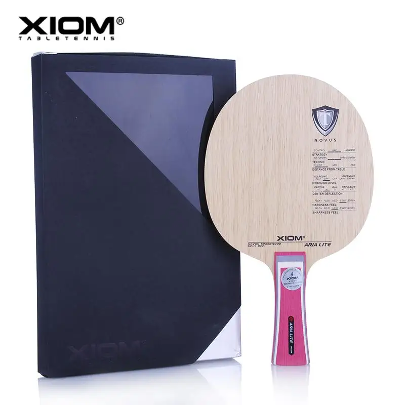 Xiom Aria Lite Fuga ракетка для настольного тенниса лезвие ракетка для пинг-понга ракетка Tenis De Mesa Paddle - Цвет: ARIA long handle