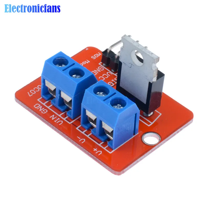 10 шт. верхняя кнопка MOSFET IRF520 модуль драйвера для Arduino ARM Raspberry pi | Электронные