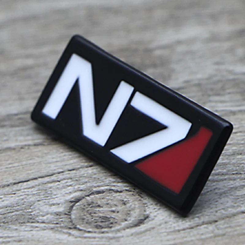 L1418 Игра Mass Effect металлические броши и булавки эмаль булавка для рюкзака/сумка со