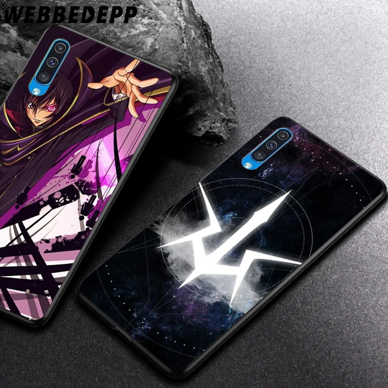 WEBBEDEPP код Geass аниме Мягкий ТПУ чехол для Samsung Galaxy Note8 9 A10 A20 A40 A50 A60 A70 M10 M20 M30|Бамперы| |