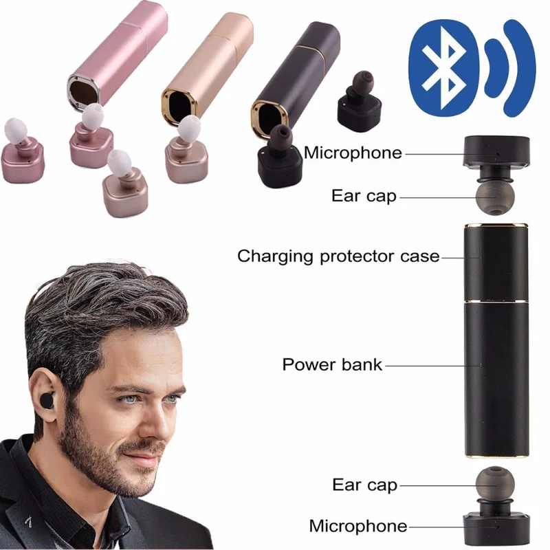 Новинка 2019 TWS наушники K3 Мини Беспроводная Bluetooth гарнитура вкладыши Super Bass