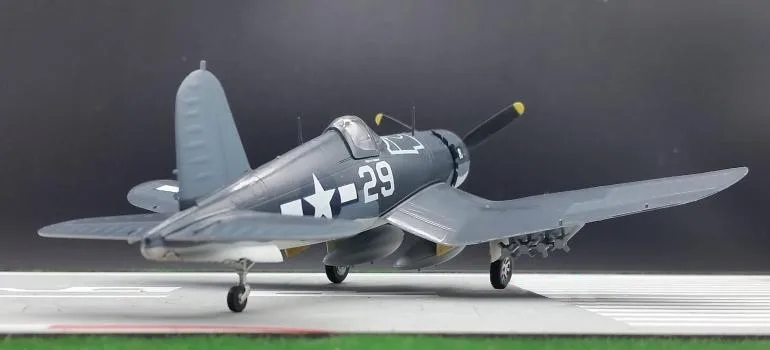 1: 72 масштабная модель игрушки Второй мировой войны США F4U-1 модель истребителя труба ручные коллекционные модели