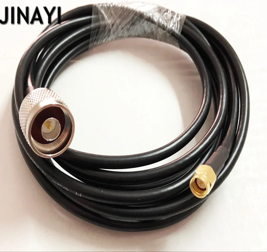 LMR195 кабель 1 м 3 5 SMA штекер к N Штекер RF коаксиальный удлинитель Кабель 50 см 10/15/20/30