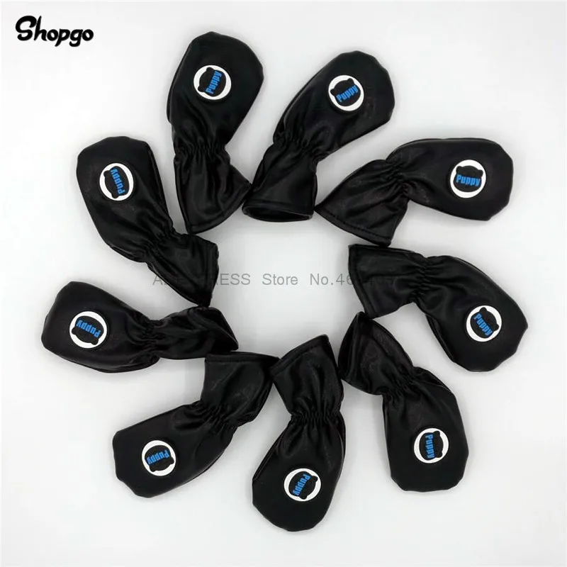 [2 цвета] SHOPGO PUPPY головные уборы для гольфа утюги для гольфа Чехлы мягкие из искусственной кожи и железа полный комплект#4~ 9PAS талисман новинка подарок
