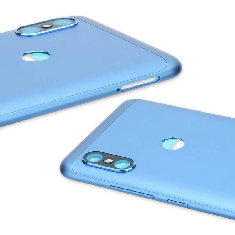 Для Xiaomi Redmi Note 6 Pro задняя крышка задняя батарея держатель sim-карты+ стекло камеры+ ключ для боковой кнопки запасные части