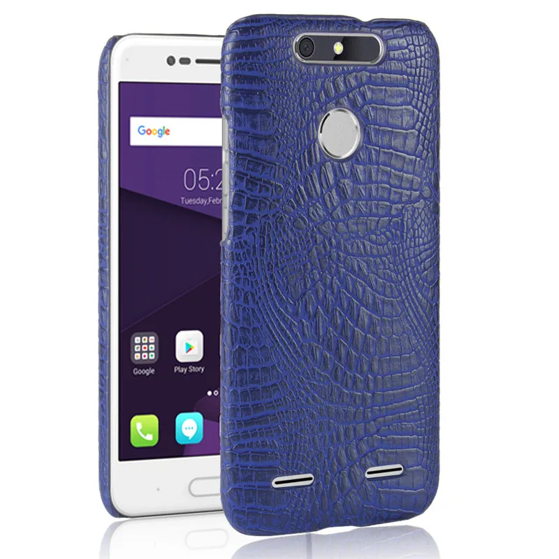 Жесткий чехол ZTE Nubia Z9 Mini Z9Max с крокодиловой текстурой из поликарбоната и