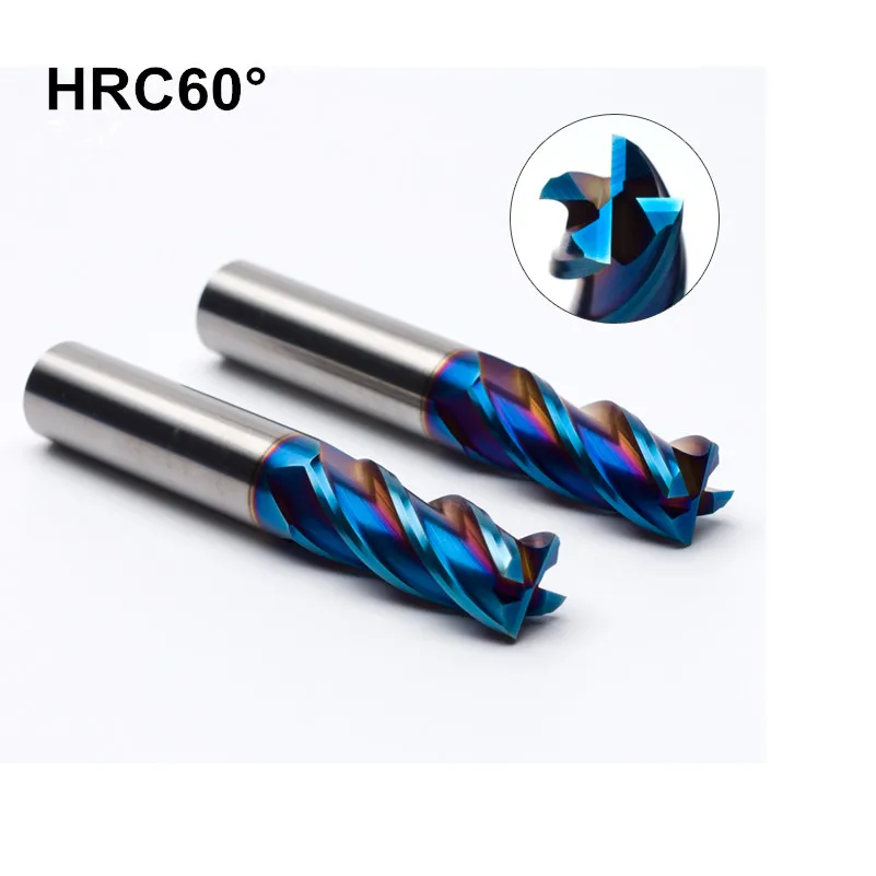 

Crazy Sale 10mm 10x45x10x150 GEK Solid Carbide End Mill 4 Flutes Metric 60 HRC Helix 35 NaCO
