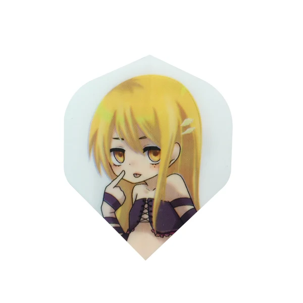 NO.73 24pcs Мультфильм 24/60 шт хорошее хвостовик для Дартс на открытом воздухе Стандартный Профессиональный Дротика s полетов Комплект Высокое качество Дротика крыло аксессуары для игры в Дартс - Цвет: NO.73 24pcs