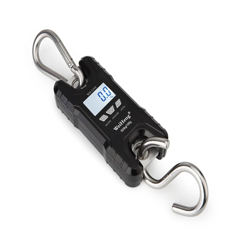 WeiHeng Мини весы для крана 500 кг/100 г портативные цифровые из нержавеющей стали с