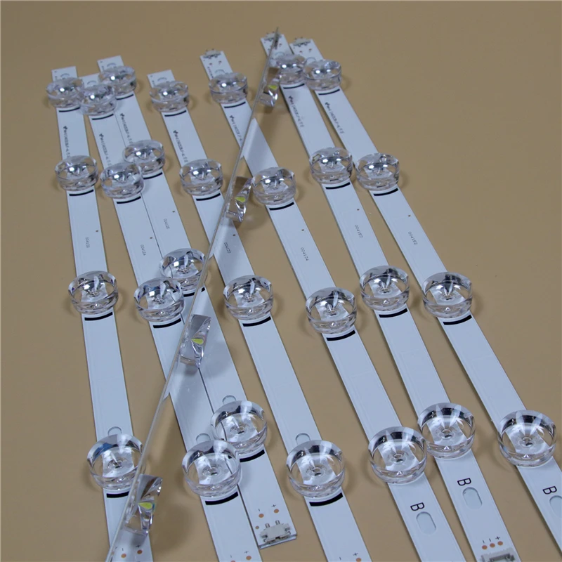 Светодиодные полосы для телевизора LG 42LB551U, 42LB551V, 42LB552U, 42LB552V, 42LB560V -ZA -ZC, комплект светодиодных лент 8 светодиодный лампы объективов, 8 полос