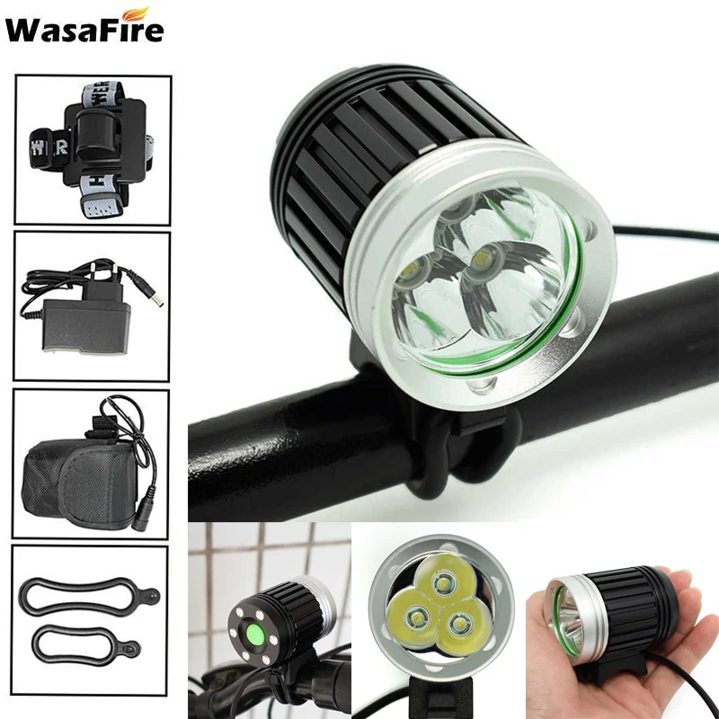 WasaFire 3 * XML T6 светодиодный велосипедный фонарь 5400lm для езды на велосипеде luz bicicleta