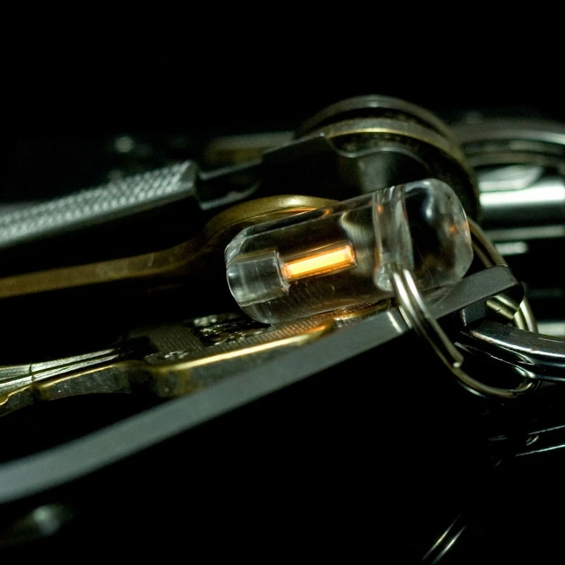 25 лет без энергии самосветящийся Тритиевый флуоресцентный брелок автомобильный