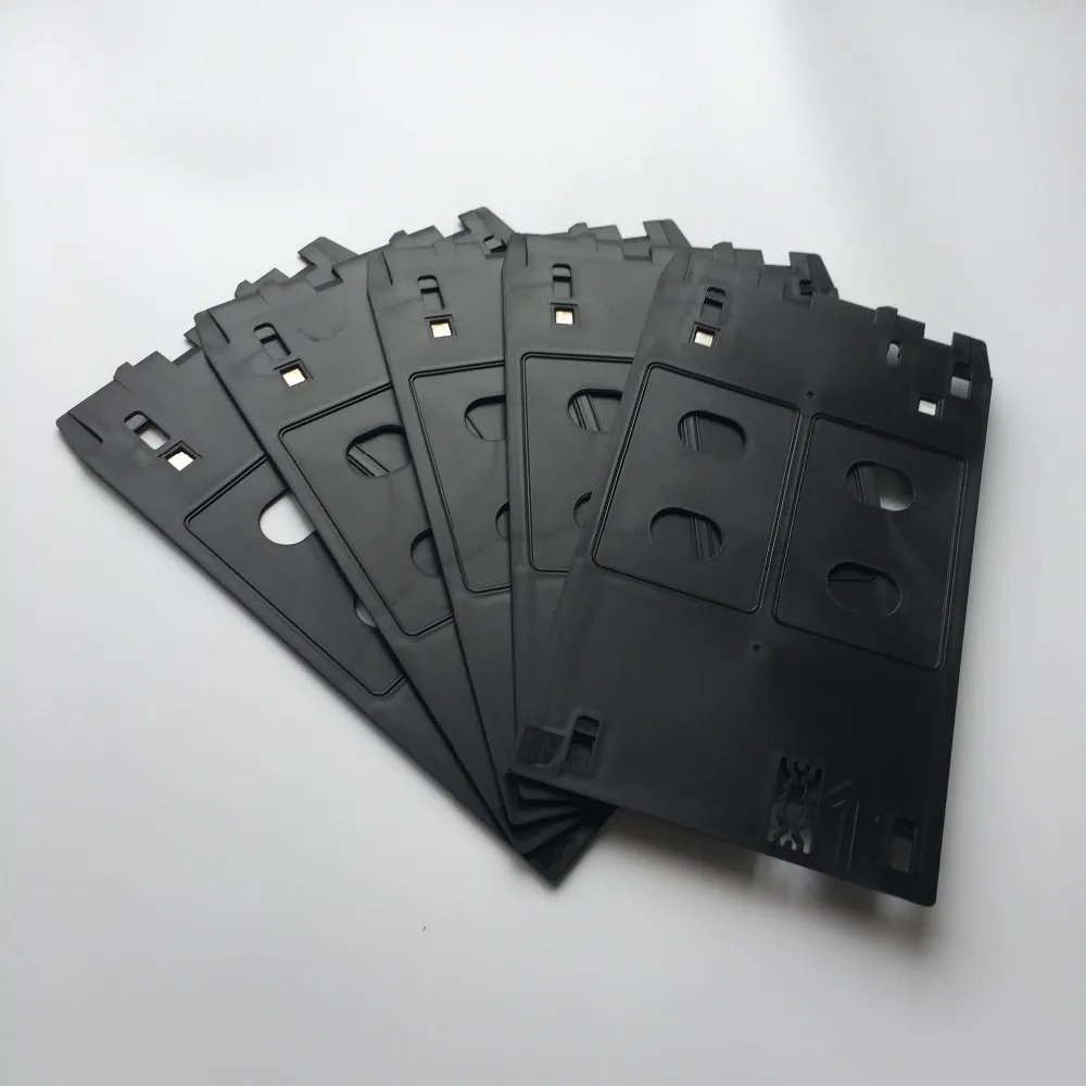 50pcs ID card tray for Canon J printer for MG5430 MG6320 MG6330 MG6350 MG5550 MG6450 printers to print blank inkjet PVC card