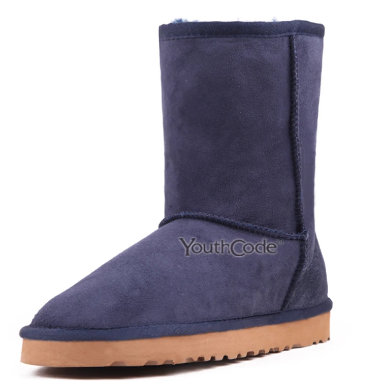 Новейшая модель Роскошные зимние ботинки Женская обувь на плоской подошве