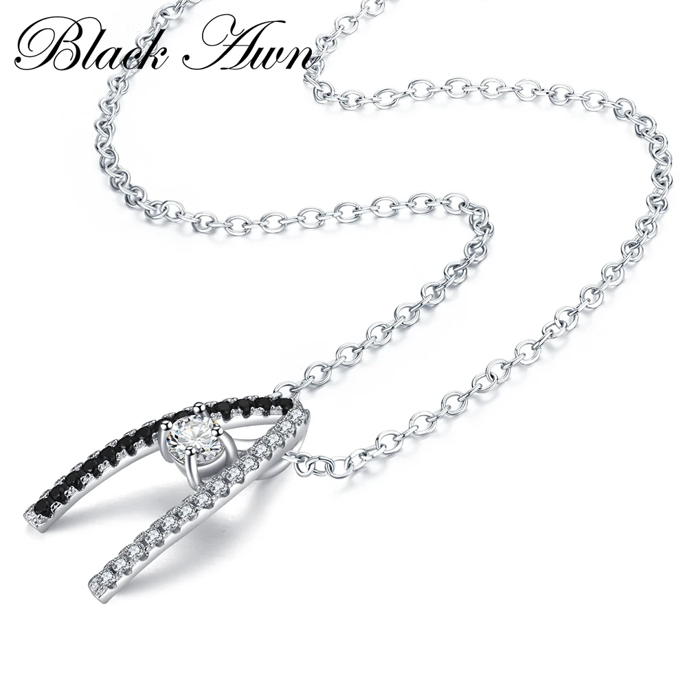 Black Awn новинка 2019 классические 925 пробы серебряные ювелирные изделия свадебные